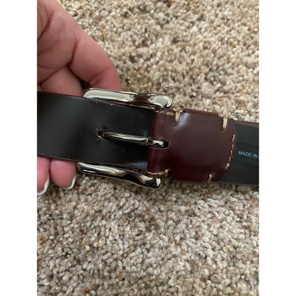 Jack Mason University of Tennessee Orange/Brown Leather Men's Size 44 Belt - Picture 8 of 10